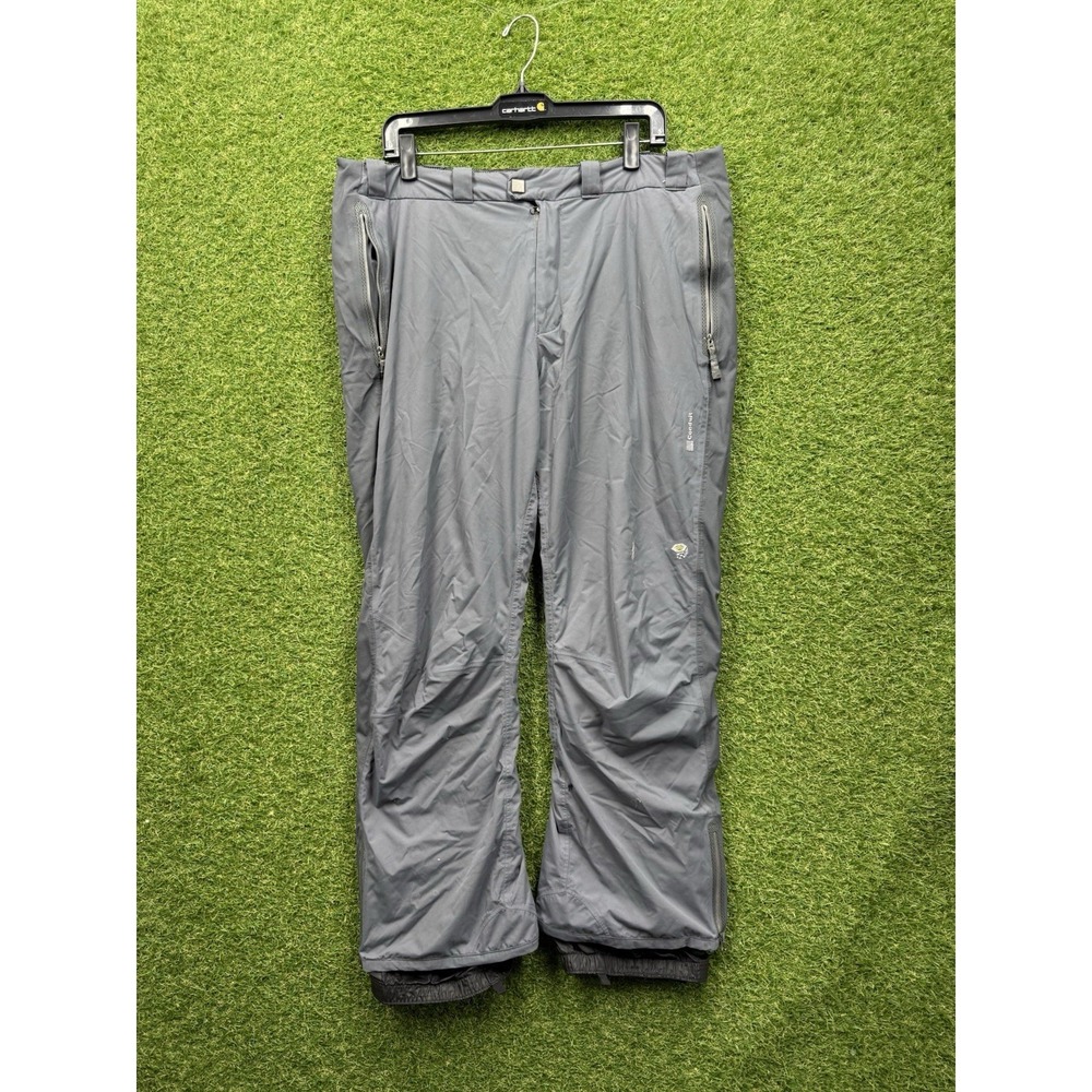 Mountain Hardwear Snow Pants Mens XL 36x30 Gray Conduit Primaloft Insulated